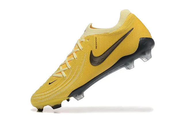 Nike Phantom GT Amarelo Preto Firm-Ground Sapatos de futebol 5