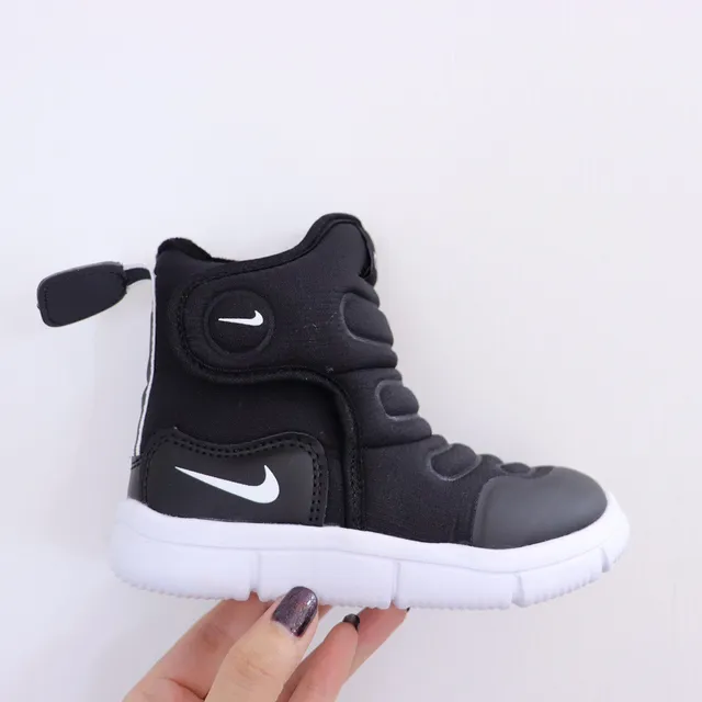 Nike Pink Green Insulated High-Top Padded Collar Snow Boots 14