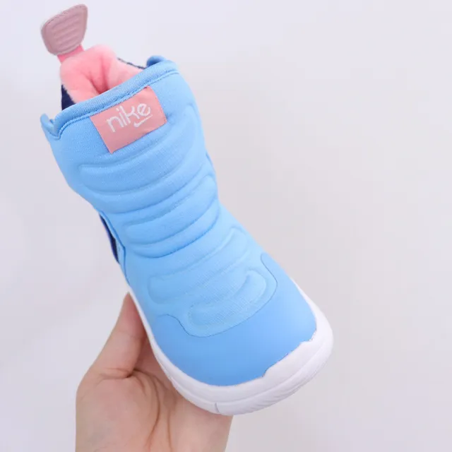 Nike Pink Green Insulated High-Top Padded Collar Snow Boots 21