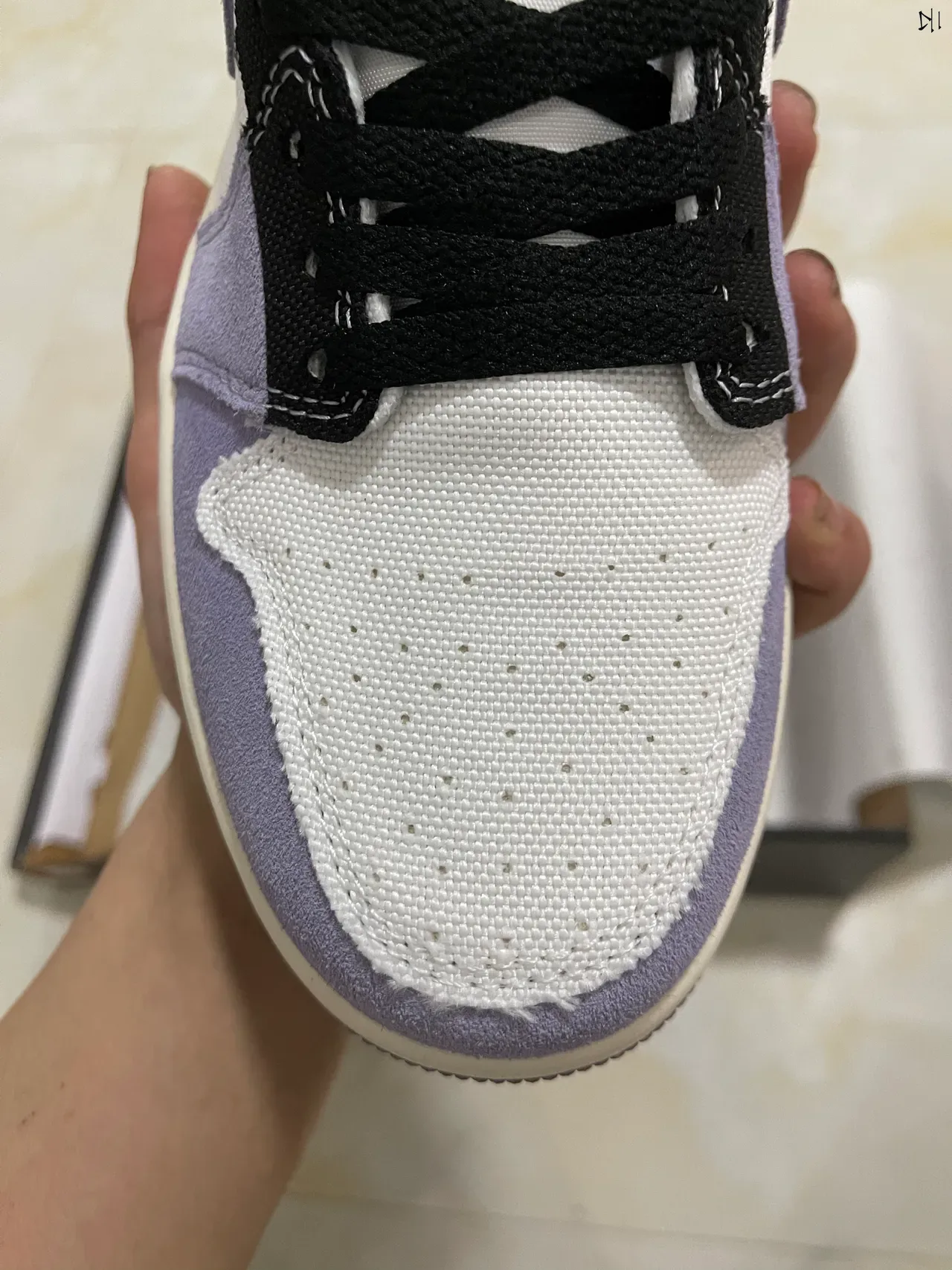 Nike Roxo Preto Low-Top Material Misto Parte Superior Tênis Lifestyle 3
