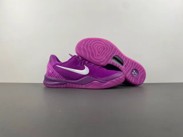 Nike बैंगनी सफेद बुनाई ऊपरी निम्न-कट सिल्हूट बास्केटबॉल जूते 13