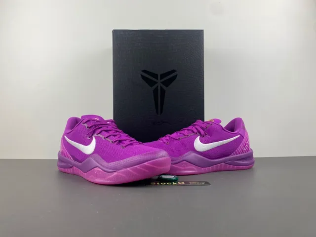 Nike बैंगनी सफेद बुनाई ऊपरी निम्न-कट सिल्हूट बास्केटबॉल जूते 14
