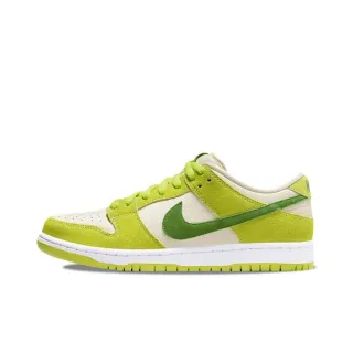 Nike SB Dunk Low नींबू हरा और क्रीम स्केटबोर्ड जूते