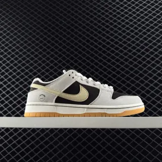 Nike SB Dunk Low Pro ধূসর সুড কালো স্কেটবোর্ড জুতো