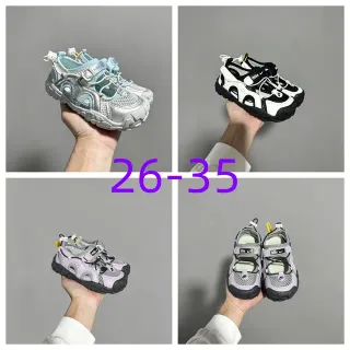 Nike 银蓝 露趾 网状和合成材料覆盖 休闲 凉鞋