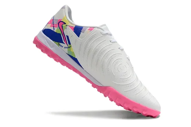 Nike Tênis Baixos Brancos e Rosas com Upper Sintético 2