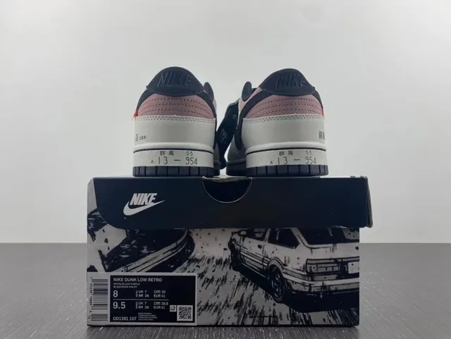 Nike x Initial D Dunk Low Skateboard Shoes 5