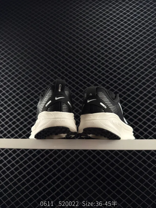 Nike ZoomX Black and White Running Shoes 4