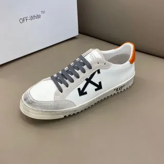 Off-White Black Industrial Design Distressed Cupsole Lifestyle Sneakers