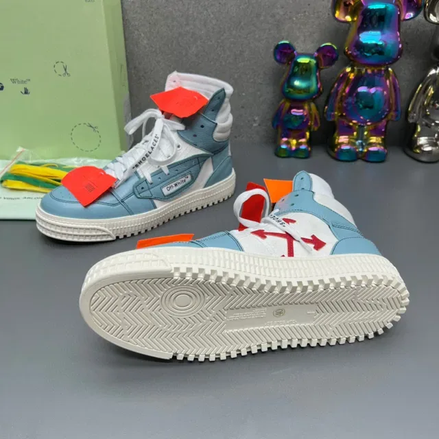 Off-White Zapatillas Lifestyle Azul Alto con Upper en Capas 2