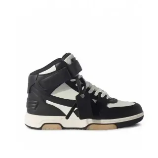 Off-White Industrial Black High-Top Strap Lifestyle Sneakers