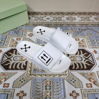 Off-White Slide White Industrial Graphic Slippers