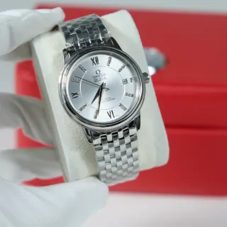 Omega De Ville Co-Axial Chronometer Silver-Tone Mechanical Watch