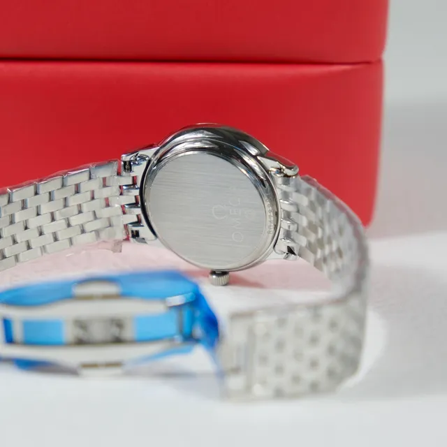 Omega De Ville Co-Axial Chronometer Silver-Tone यांत्रिक घड़ी 3