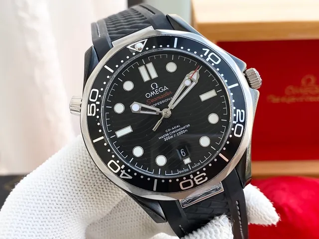 Omega Seamaster Professional Black Dial Mechanical Watch 6