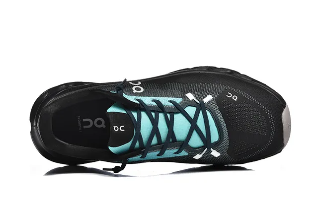On Cloudmonster Black Teal chaussures de course 2