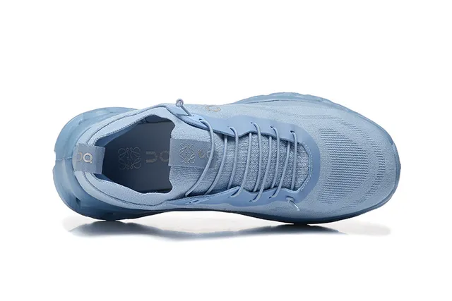 On Cloudmonster 蓝色针织鞋面 CloudTec Pod Sole 跑鞋 3