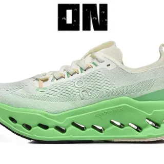 On Cloudmonster Lime Green Running Shoes