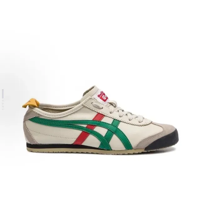 Onitsuka Tiger Mexico 66 Cream Green Red लाइफस्टाइल स्नीकर 2