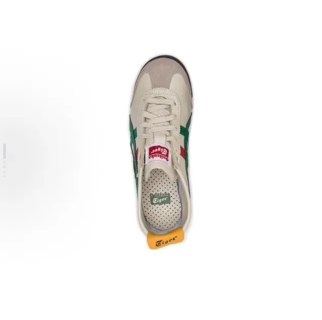 Onitsuka Tiger Mexico 66 Cream Green Red लाइफस्टाइल स्नीकर 4
