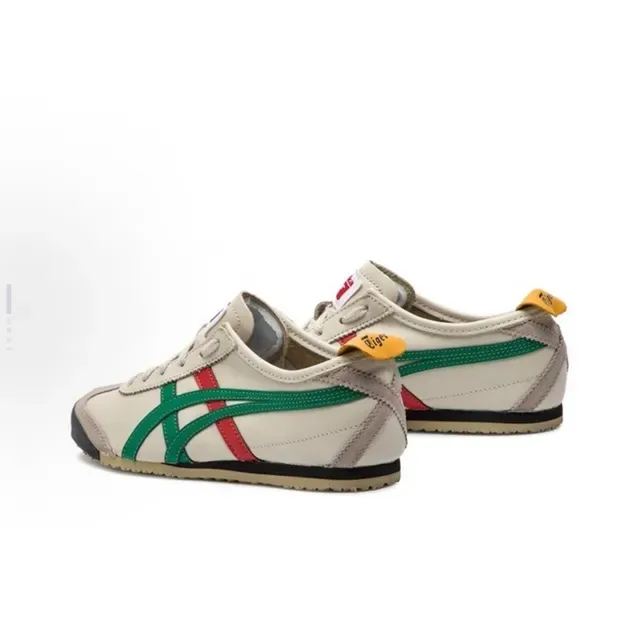 Onitsuka Tiger Mexico 66 Cream Green Red लाइफस्टाइल स्नीकर 5