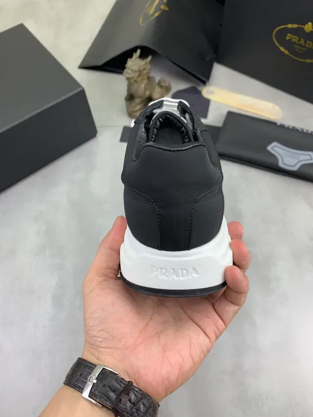Prada Cloudbust Black and White Lifestyle Sneakers 3
