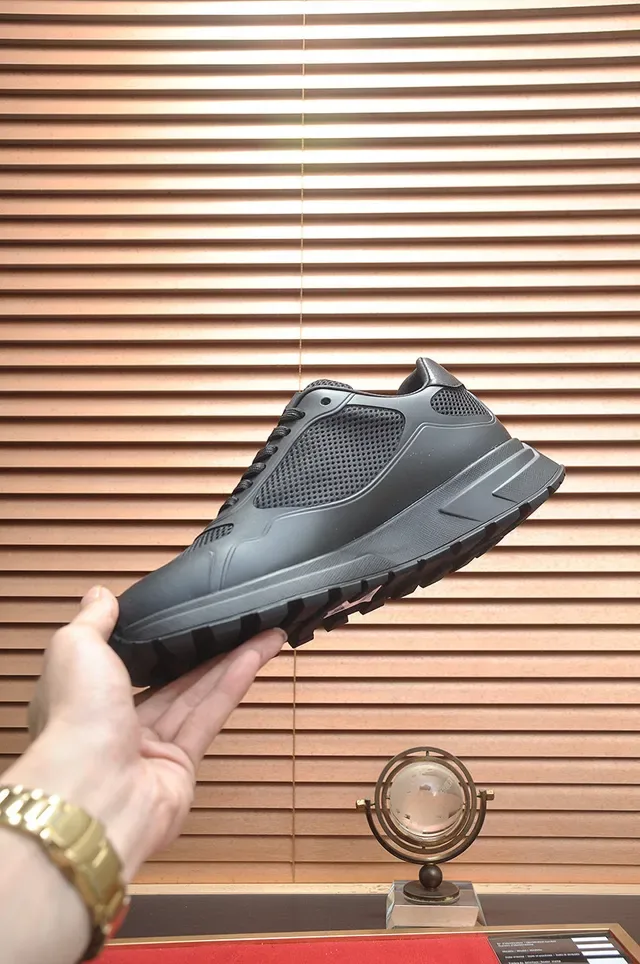 Prada Cloudbust Black Mesh and Synthetic Lifestyle Sneakers 5
