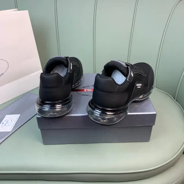 Prada Cloudbust Black Transparent Sole Chunky Sneakers 6
