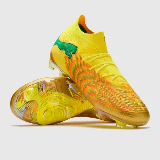Puma Future Z Yellow Iridescent Gold Flame Firm-Ground Soccer Shoes