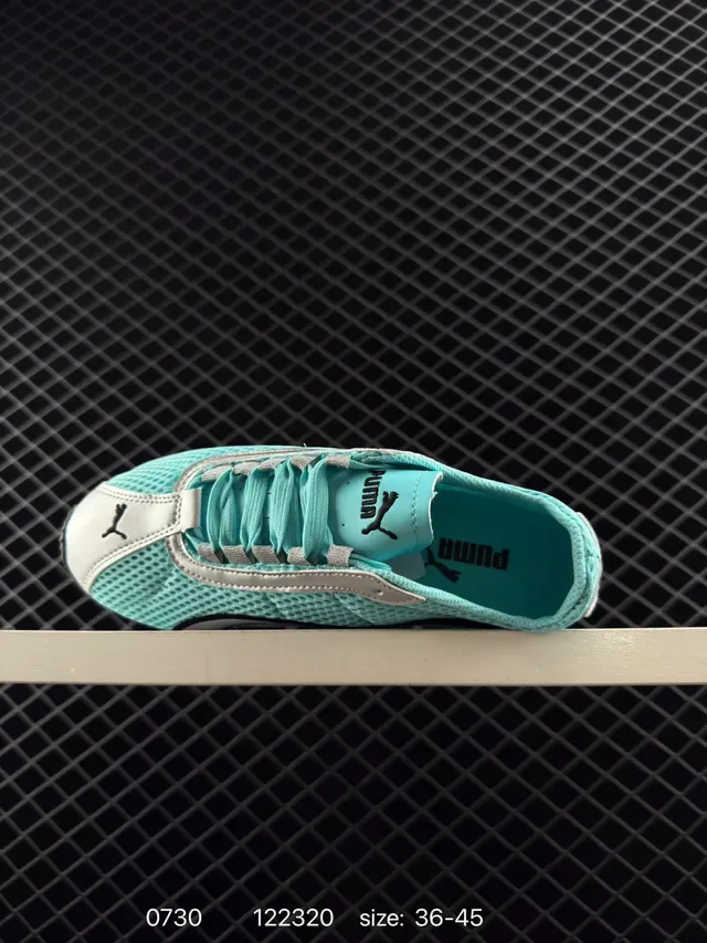 Puma H-Street Thin Sole Turquoise Mesh Lifestyle Sneakers 4