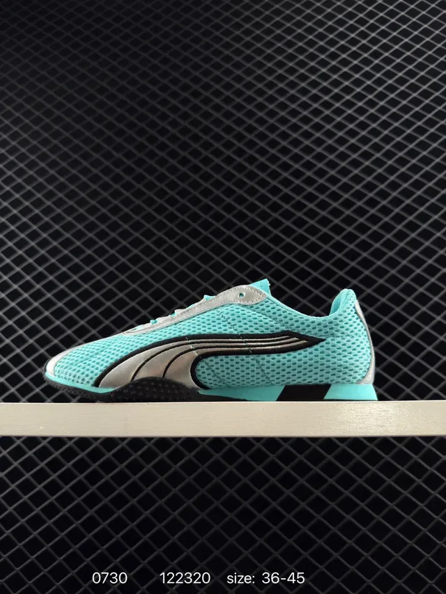 Puma H-Street Thin Sole Turquoise Mesh Lifestyle Sneakers 5