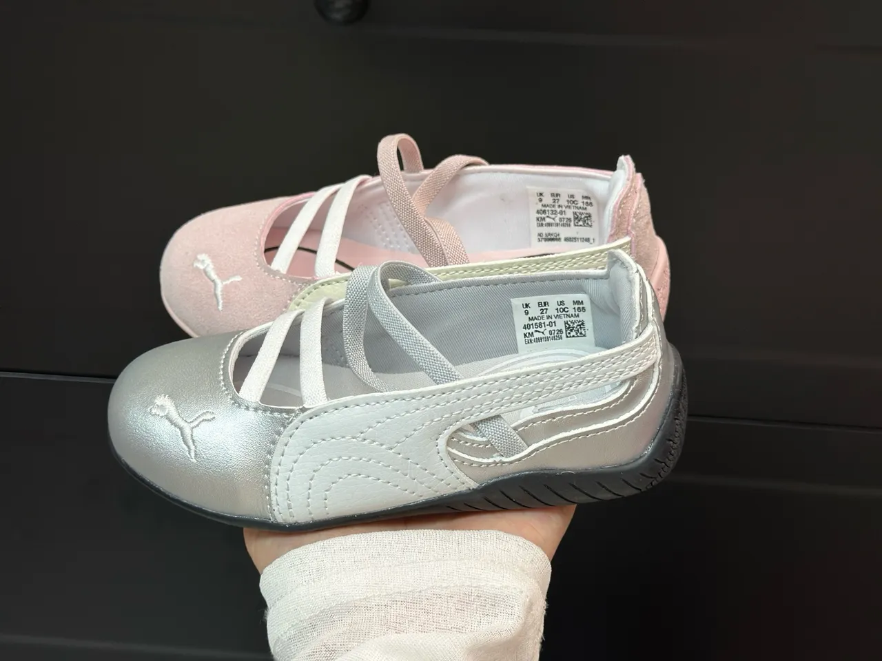 Puma Mary Jane Rojo Blanco Correa Crisscross Ante Zapatos Mary Jane 15