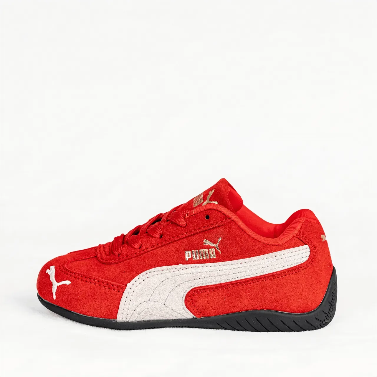 Puma Speedcat Black and White Lifestyle Sneakers 4