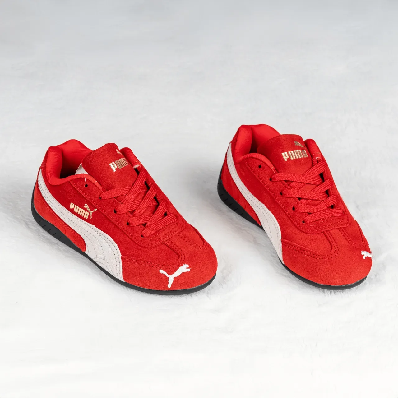 Puma Speedcat Black and White Lifestyle Sneakers 5