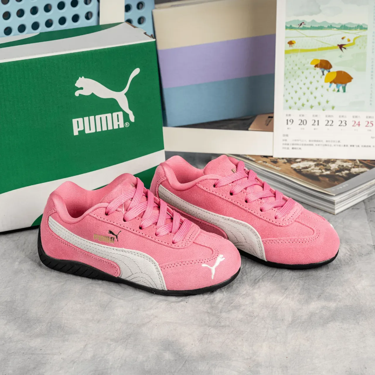 Puma Speedcat Black and White Lifestyle Sneakers 10
