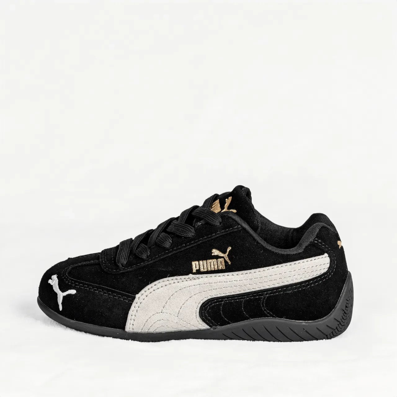 Puma Speedcat Black and White Lifestyle Sneakers 12