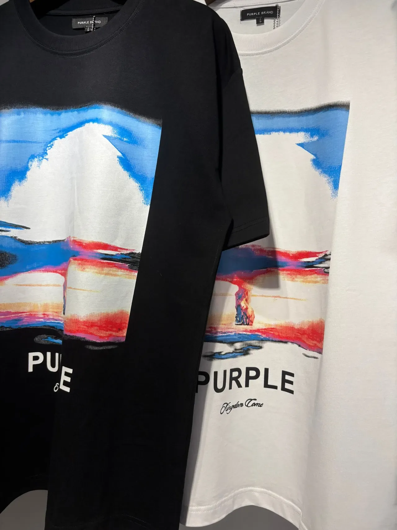 Camiseta oversized com estampa gráfica Purple Brand 6