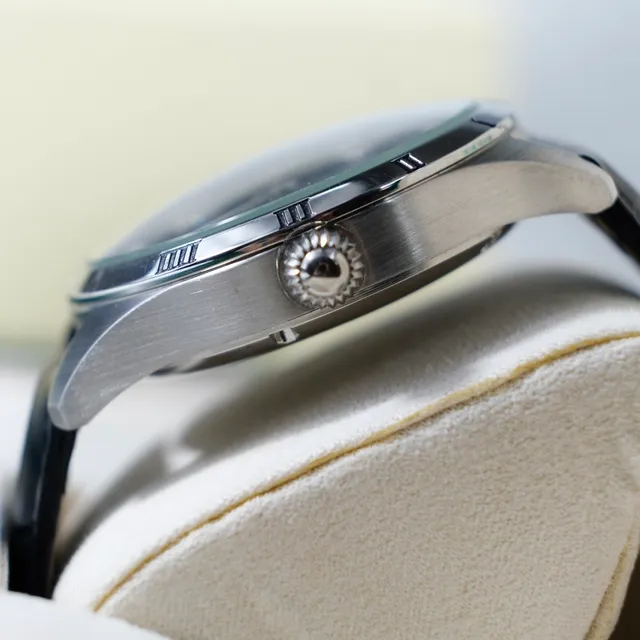 Rolex Cellini Moonphase Tourbillon Dial Negro Reloj Mecánico 7