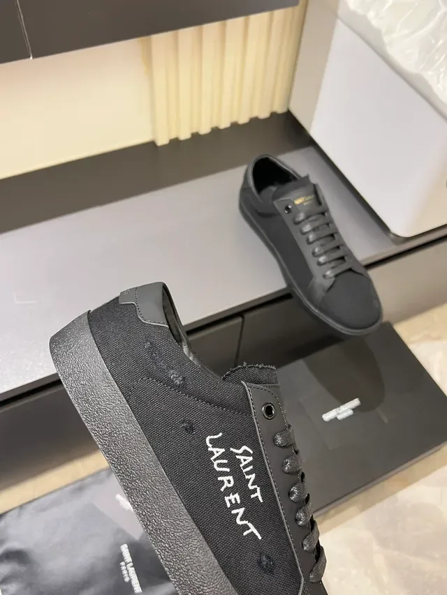 Sneakers Lifestyle Saint Laurent Noir Toile 3
