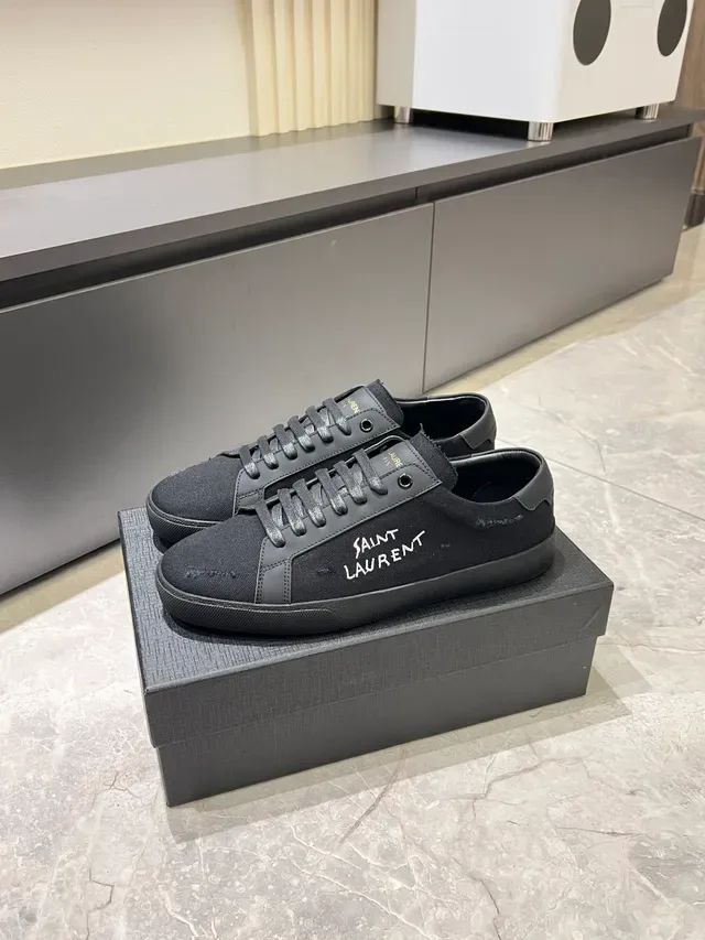 Sneakers Lifestyle Saint Laurent Noir Toile 5
