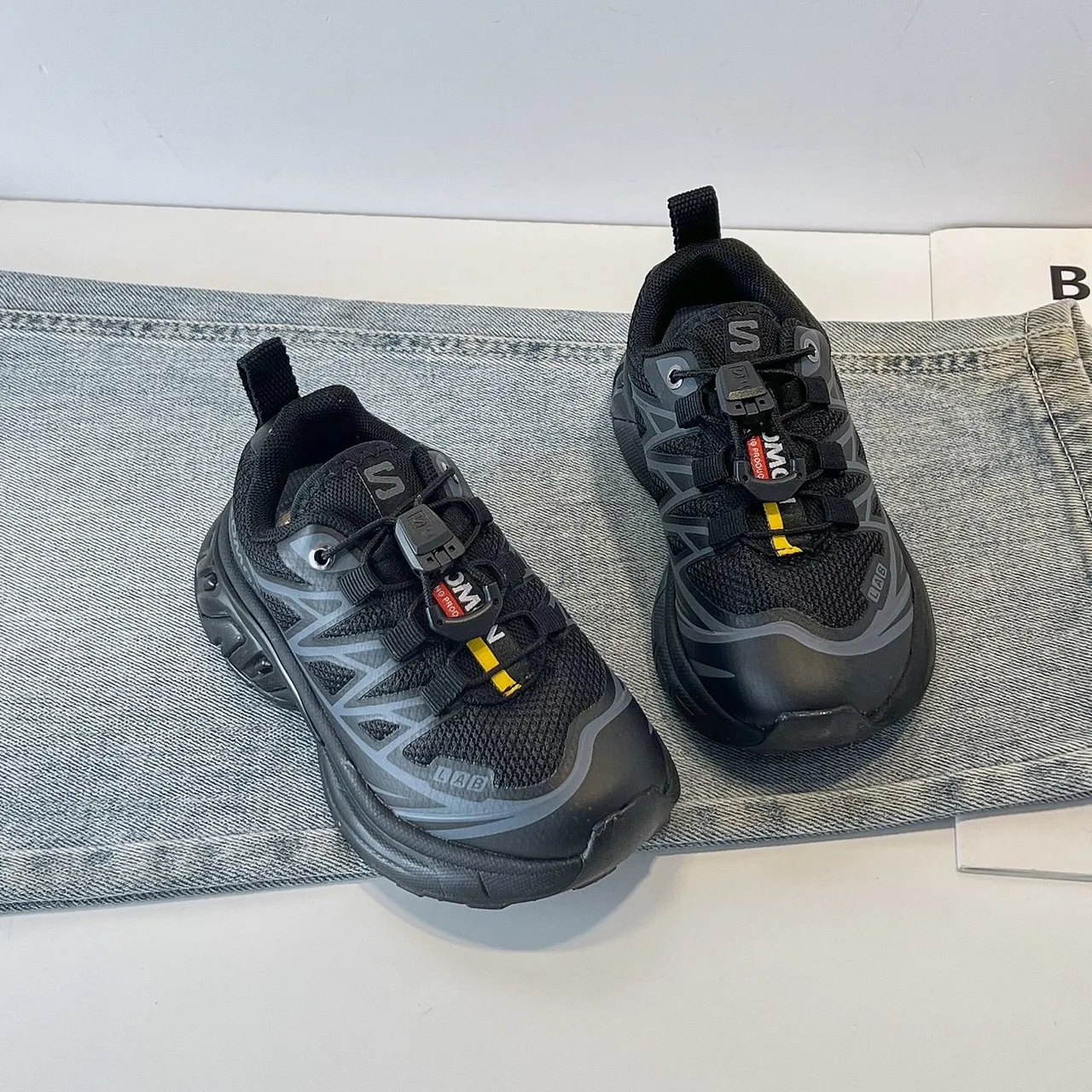 Salomon ACS Pro Black Gray Chunky Sneakers 8