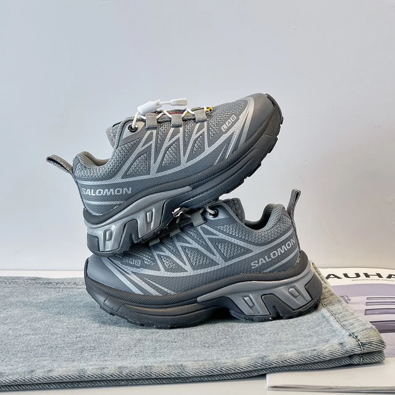 Salomon ACS Pro Black Gray Chunky Sneakers 21