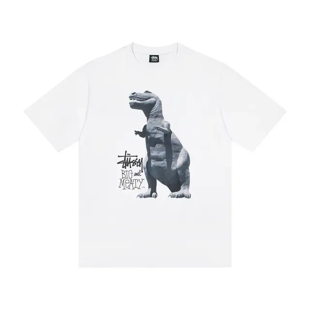 تيشيرت Stussy جرافيك تي-ريكس كبير ولحمي 4