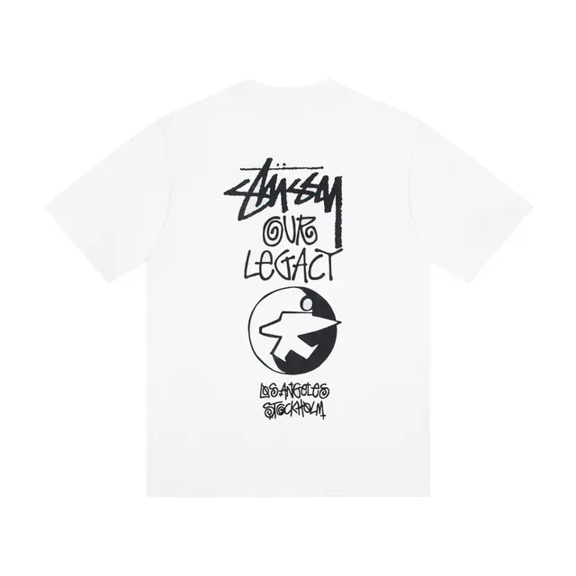 Stussy Our Legacy 洛杉矶斯德哥尔摩印花T恤 2