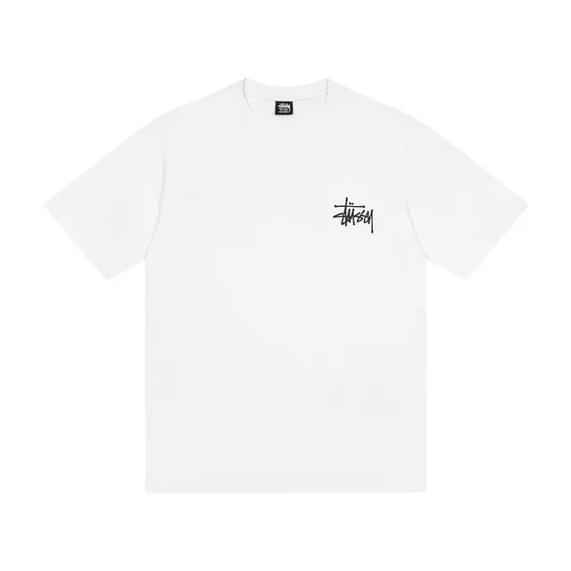 Stussy Stock Logo 1980 থেকে বিশ্বব্যাপী শক্ত টি-শার্ট 4