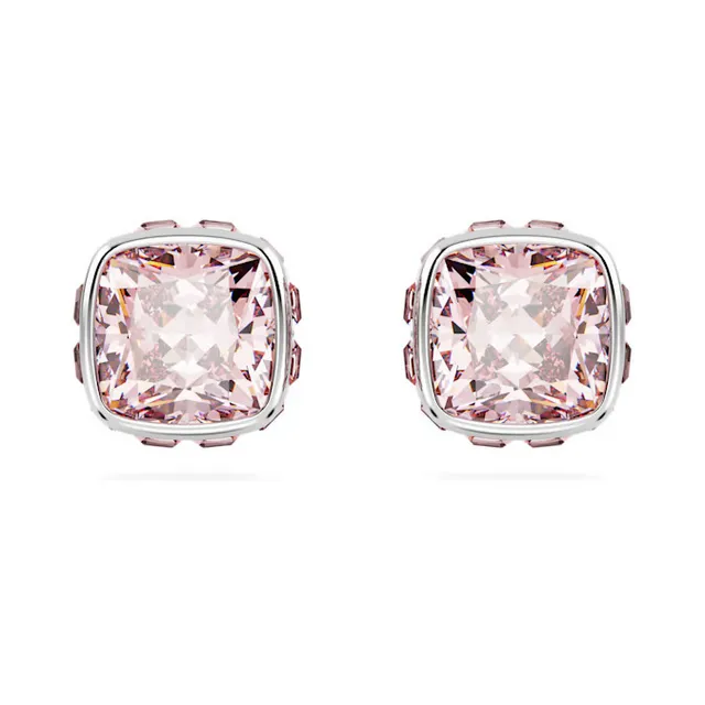 Swarovski Colar com pingente de cristal amarelo de corte almofada 16