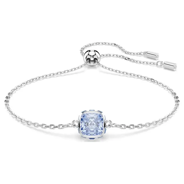 Swarovski Colar com pingente de cristal amarelo de corte almofada 22