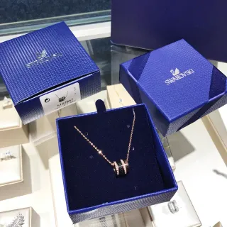 Swarovski Octea Multi-Ring Crystal Pendant Necklace
