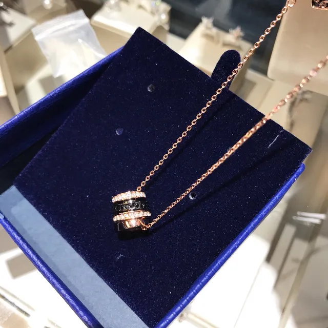 Swarovski Octea Multi-Ring Crystal Pendant Necklace 2