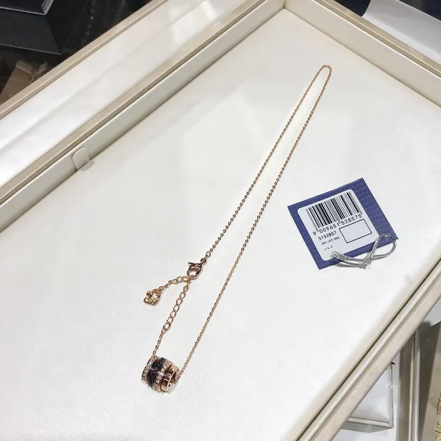 Swarovski Octea Multi-Ring Crystal Pendant Necklace 3